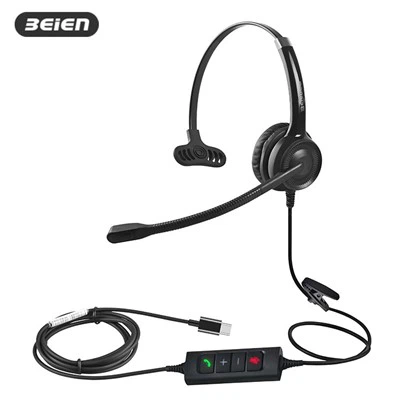 Casque de bureau de type C de Type-C