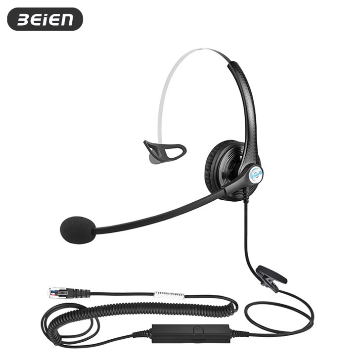 Wired Single-Ear Office RJ9 Headset